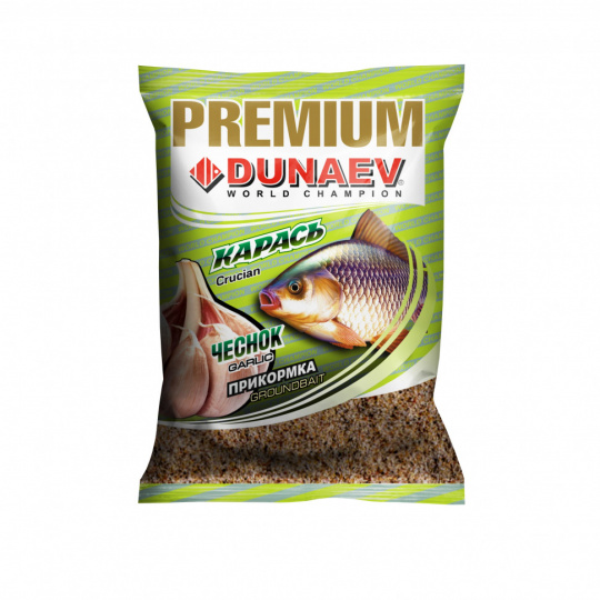 Прикормка "DUNAEV-PREMIUM" 1кг Карась Чеснок