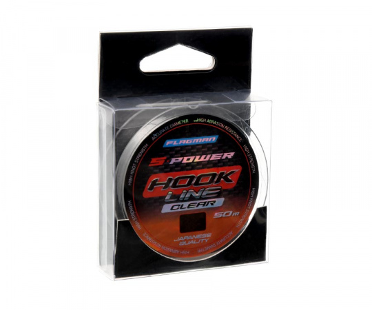 FLAGMAN Леска S-Power Hook Line 50м 0,12мм