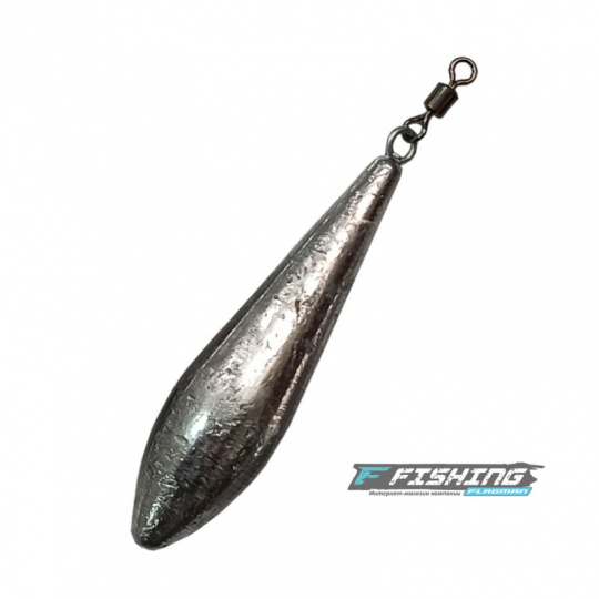 FLAGMAN Грузило Long Cast с вертлюгом 90г 2шт ВР