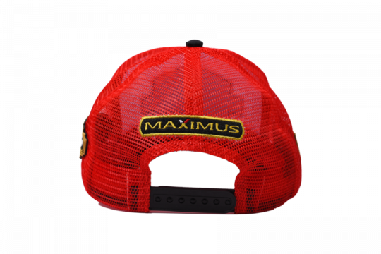 Кепка Maximus Mesh с сеткой,белый/красный (MCM)