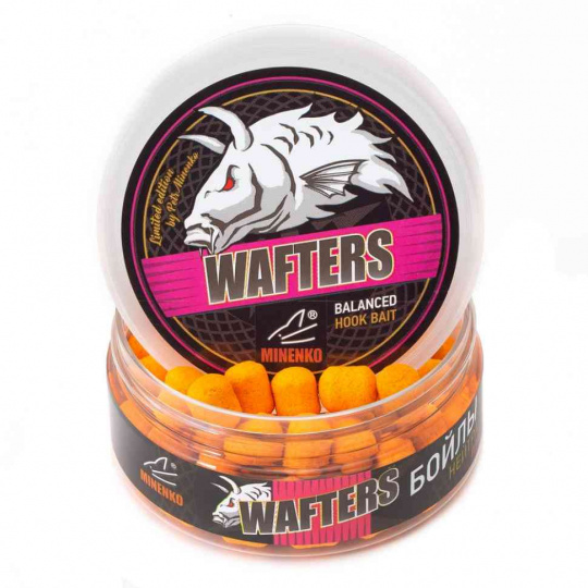 Насадочные бойлы MINENKO WAFTERS DUMBELLS ORANGE PLUM 11x14мм