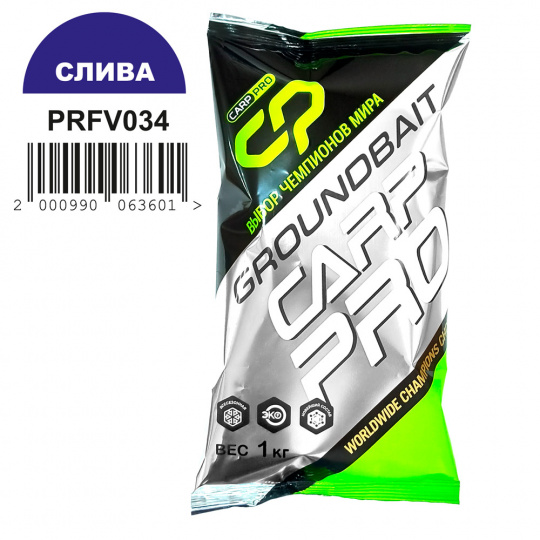 CARP PRO Прикормка для рыбы Слива 1кг