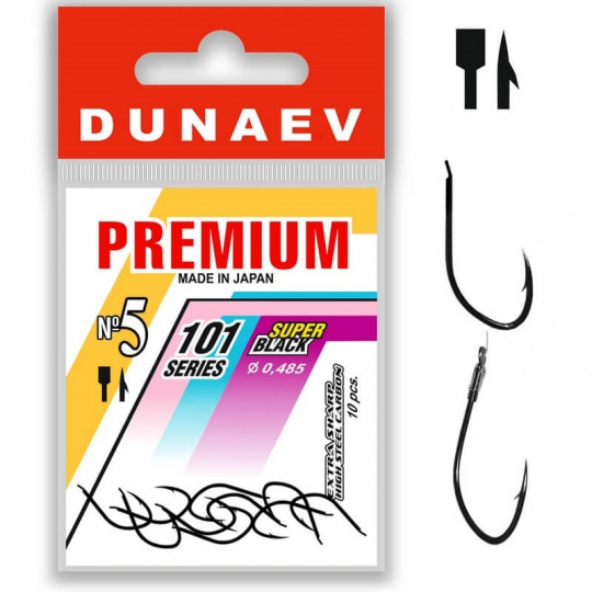 Крючок Dunaev Premium 101 # 5 (упак. 10 шт)