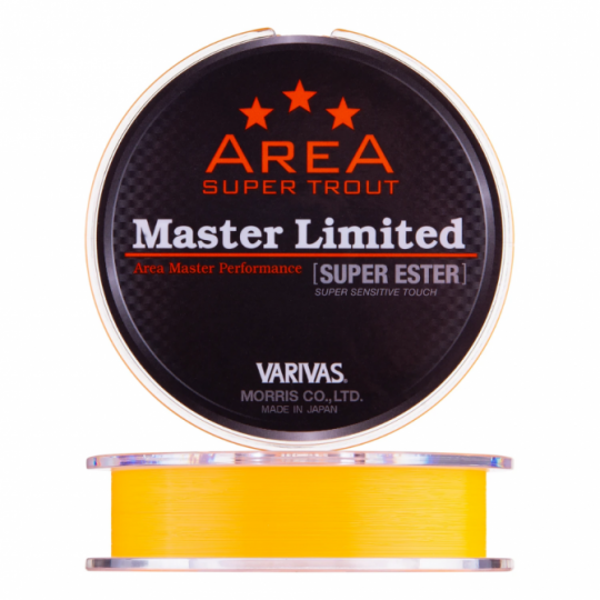 Леска Varivas Super Trout Area Master Limited Super Ester Orange #0.4 2.1LB 140м			