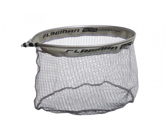 FLAGMAN Голова подсакa Grey Rubber Head Round 40x50см ячейка 14х5мм латекс