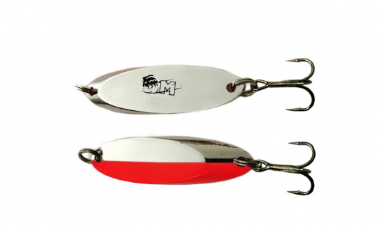 Блесна Mottomo Skill Blade 35g Silver Red	