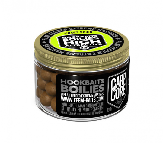 FFEM HOOKBAITS BOILIES SWEET SQUID 13MM