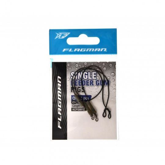 FLAGMAN Амортизатор для фидера Feeder Gum Rig Ready 12cм d0,8мм 3шт