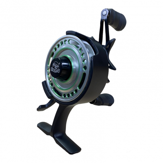 Катушка инерционная (зимняя) Lizard ice fishing reel 6 ball левая рука