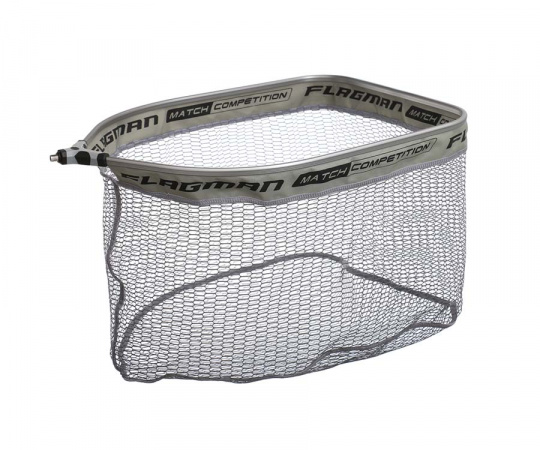 FLAGMAN Голова подсакa Grey Rubber Head Rectangular 40x50см ячейка 14х5мм латекс