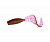 FLAGMAN Твистер Moon 2,5" #001 Dusty razz 6,3см 10шт