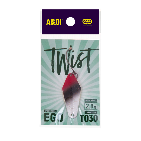 Блесна AKKOI TWIST форелевая EGO 2,8 g цвет Т030					