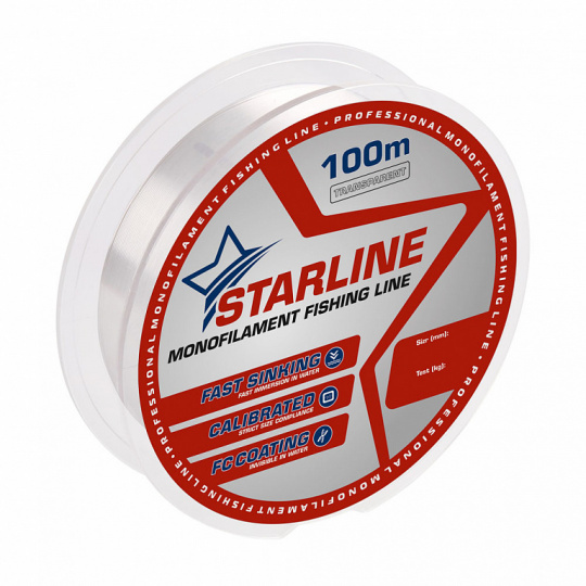 Монофильная леска Starline 100m 0,286mm / 6,9кг