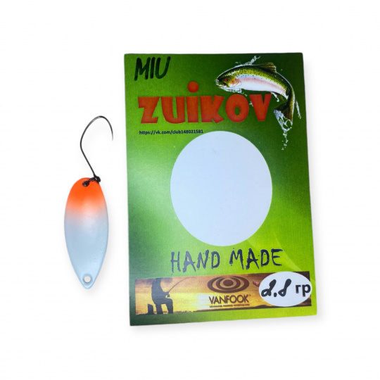 Форелевая Блесна ZUIKOV MIU 2.8гр цвет 107 (светонакопитель)