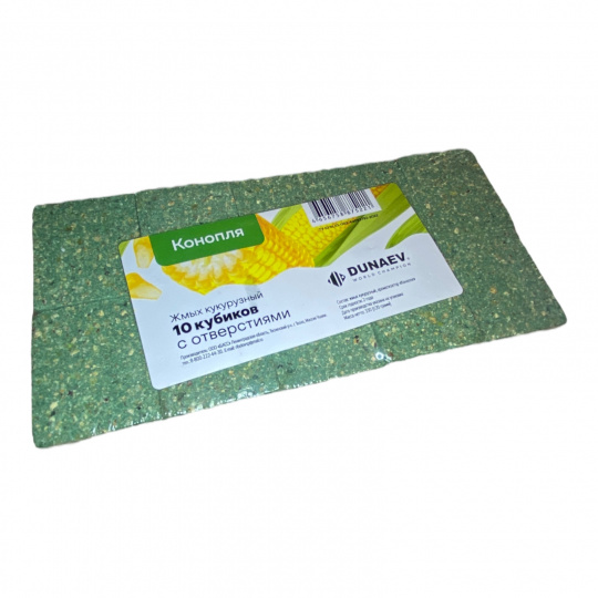 Жмых DUNAEV кукурузный  Конопля 300г.