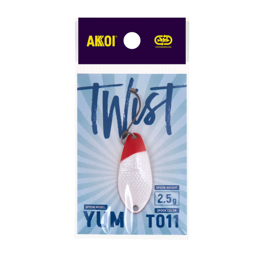 Блесна AKKOI TWIST форелевая YUM 2,5 g цвет Т011							