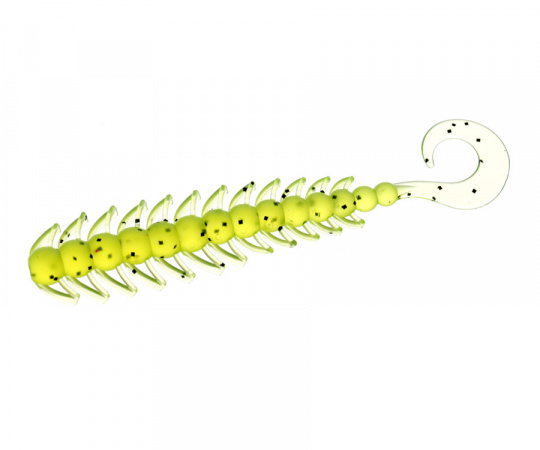 FLAGMAN Мягкая приманка Kemushi 4'' #112 Chartreuse 10см 4шт