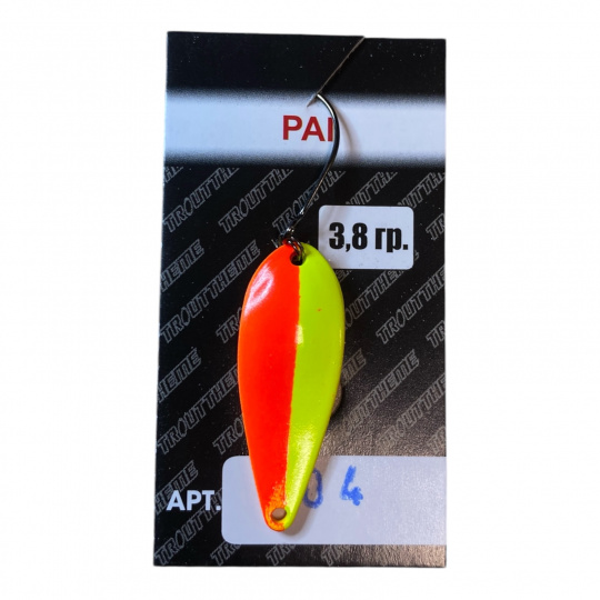 Блёсна TROUTTEHEME PAL 3.8гр цвет 004 семечка