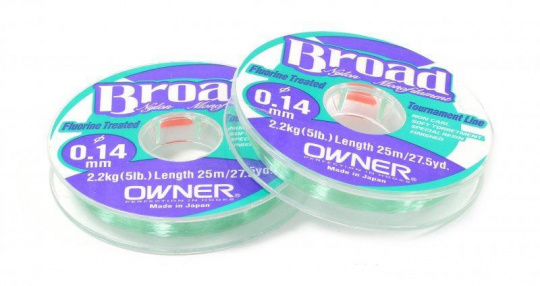Леска Owner Broad 25м 0,14мм