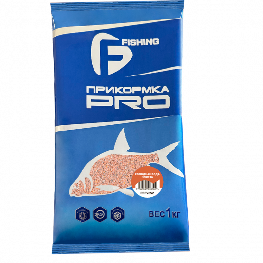 FLAGMAN Прикормка для рыбы PRO Холодная вода Плотва 1кг