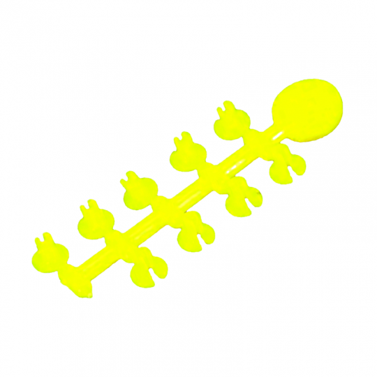 Стопор-шляпка для крепления бойла (желтый) CarpHunter Stopper Floss Caps (yellow) PREMIUM (20 шт.)