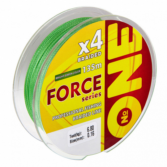 Number ONE Force 4X-135 Bright-green 0.08mm