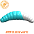 TM Lichi 1.6" -207 Blue&White (Cheese)