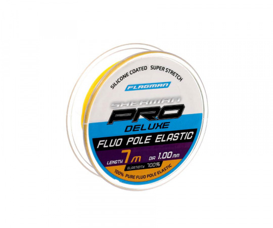 FLAGMAN Амортизатор для штекера Deluxe Fluo Pole Elastic 7м d1,0мм yellow