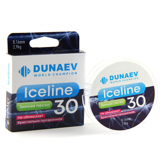 Леска DUNAEV ICE LINE 30m  0.10мм