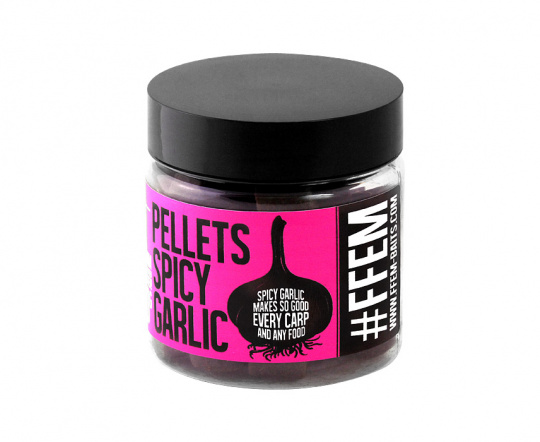 FFEM Hookbaits Pellets Spicy Garlic Halibut 14mm