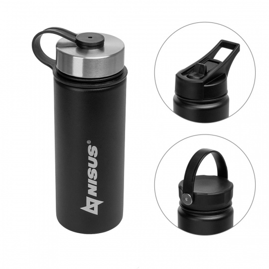 Термобутылка 530ML три крышки (NA.SW-18-B) Nisus