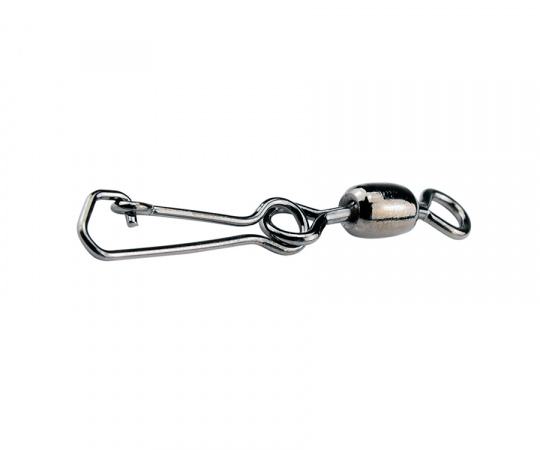 OWNER Застежка с вертлюгом Hooked Snap Swivel №6 8шт