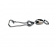 OWNER Застежка с вертлюгом Hooked Snap Swivel №6 8шт