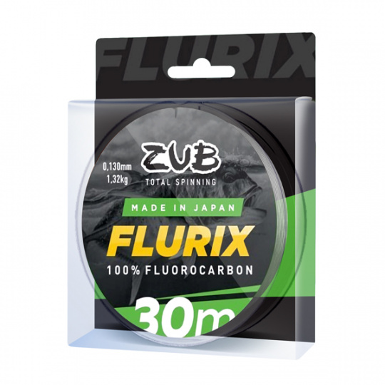 Леска ZUB FLURIX 30m 0.256мм 4,54кг