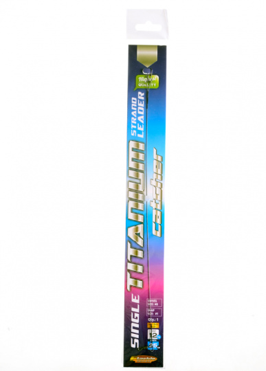 CATCHER Поводок Titanium Leaders 7кг 20см