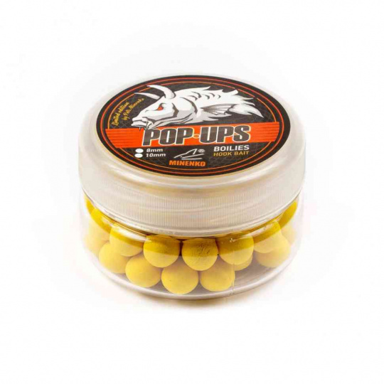 Бойлы плавающие MINENKO BANANA (Fluo) Pop-Up 10мм