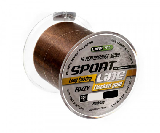 CARP PRO Леска Sport Line Flecked Gold 300м 0,286мм
