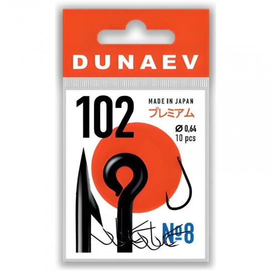 Крючок Dunaev Premium 102 # 6 (упак.10шт)