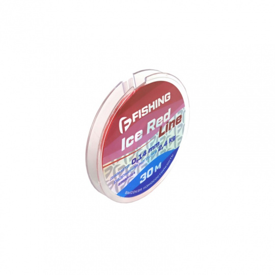 F-FISHING Леска Ice Red Line 30м 0,14мм