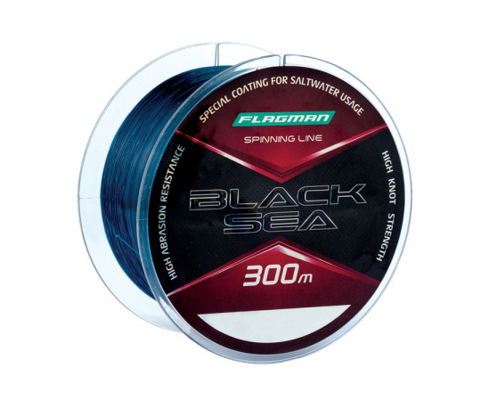 FLAGMAN Леска Black Sea Spinning Line 300м 0,40мм 20,2кг