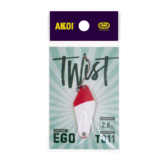 Блесна AKKOI TWIST форелевая EGO 2,8 g цвет Т011				
