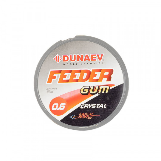 Dunaev Feeder Gum Clear 0.8mm  (0.10-0.14)