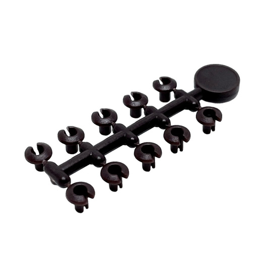 Стопор-шляпка для крепления бойла (коричневый) CarpHunter Stopper Floss Caps (brown) PREMIUM (20 шт.