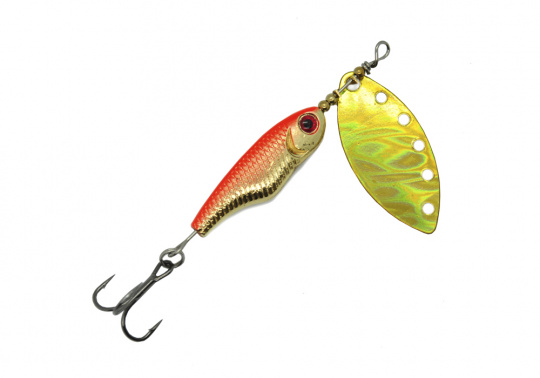 Блесна Mottomo Spin Blade #2+ 12g Gold Gold				