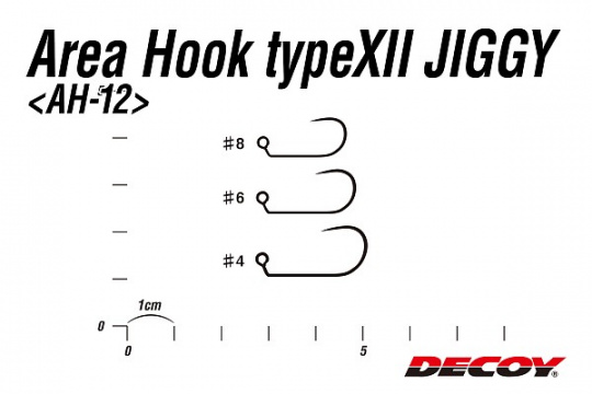 Крючок Decoy AH-12 Area Hook Jiggy #6