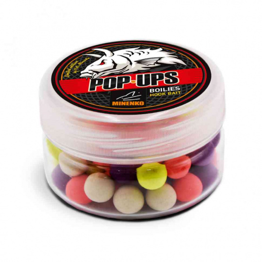 Бойлы плавающие MINENKO Color Mixed (aroma free) Pop-Up 10мм