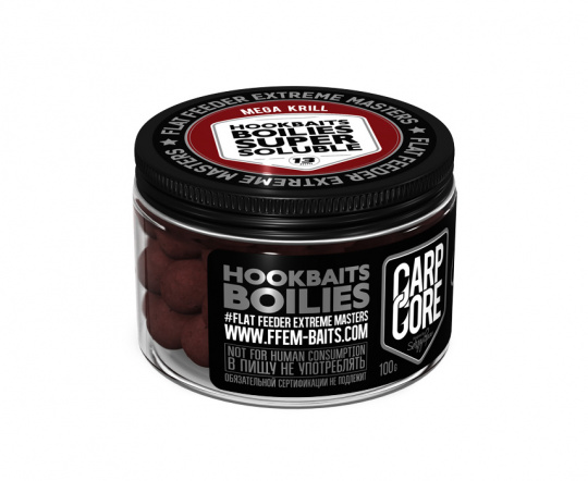 FFEM Super Soluble HNV Boilies Mega Krill 13mm