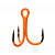 FLAGMAN Крючок тройной Treble hook F36 Orange №12 5шт
