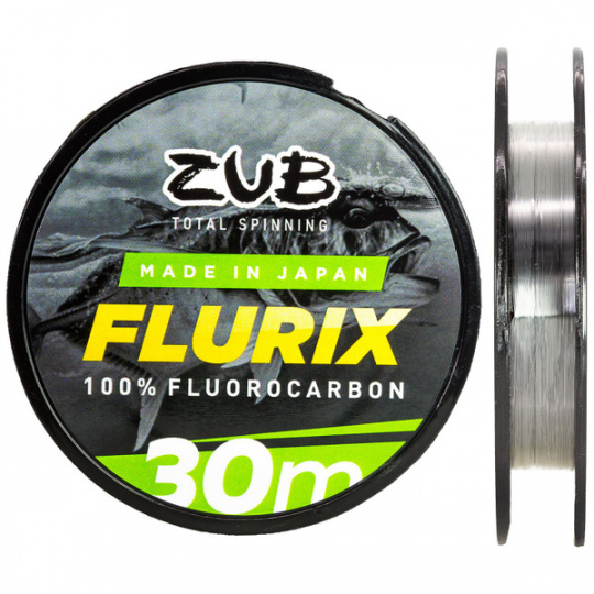 Леска ZUB FLURIX 30m 0.256мм 4,54кг