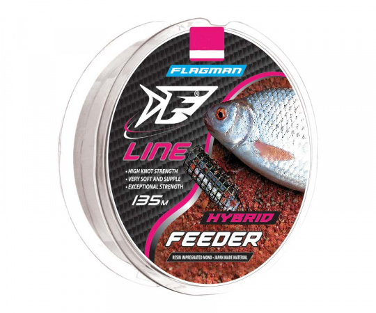 FLAGMAN Леска F-Line Feeder 135м 0,20мм